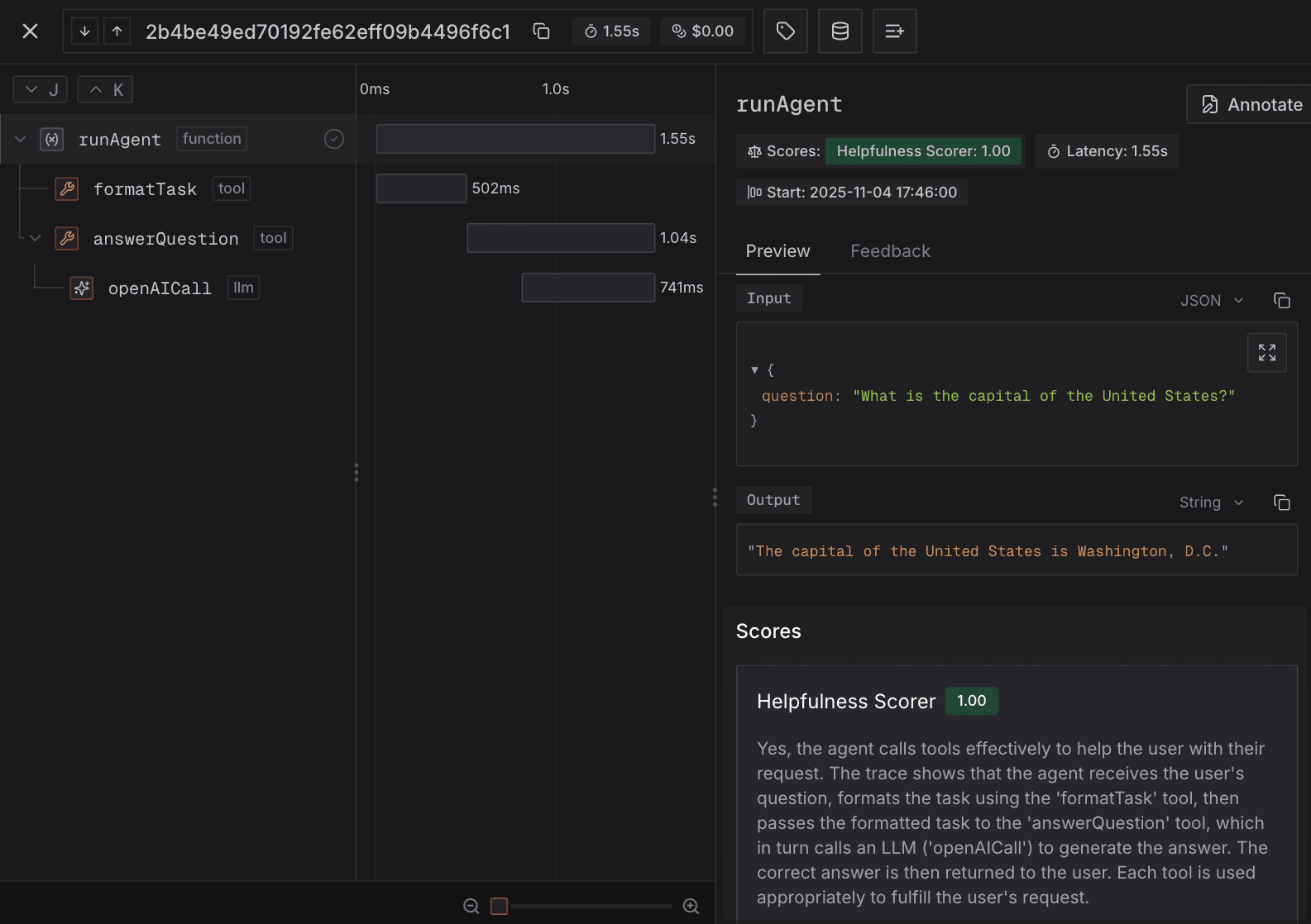 Image of a basic trace