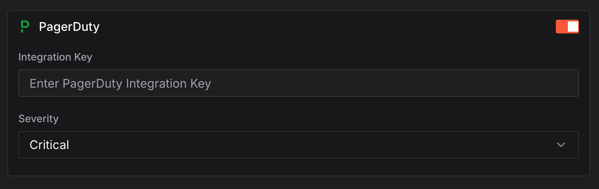 PagerDuty Integration Configuration