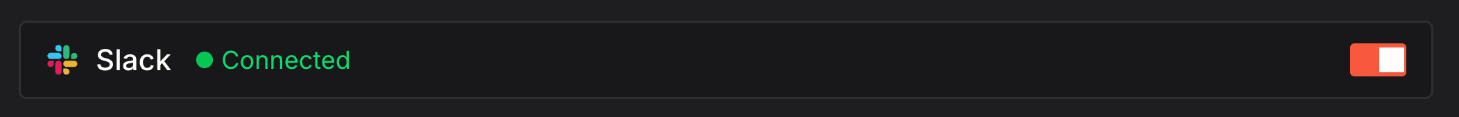 Slack App Integration Status