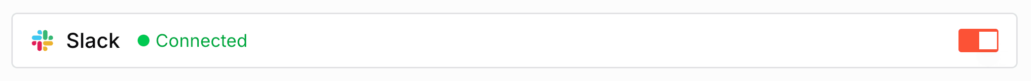 Slack App Integration Status