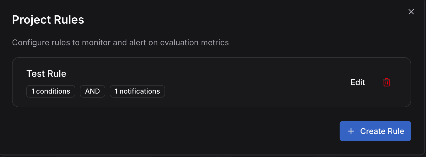 Rules Dashboard