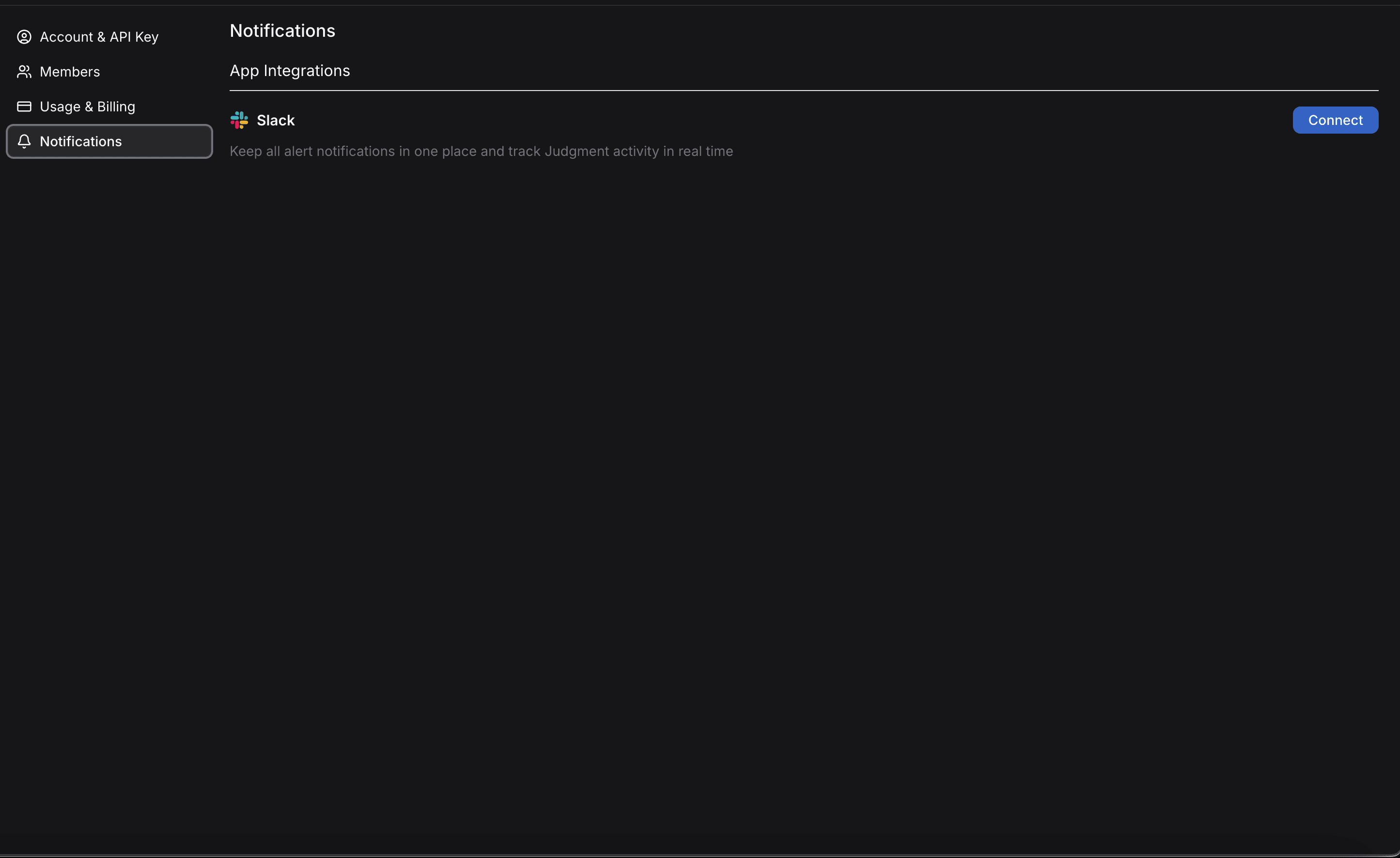 Slack App Integration Status